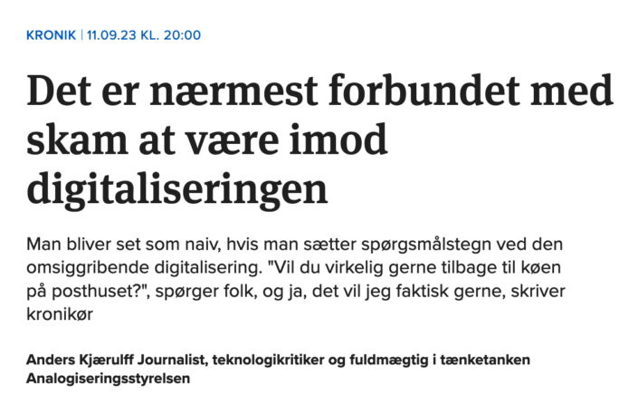 fra Kristeligt Dagblad